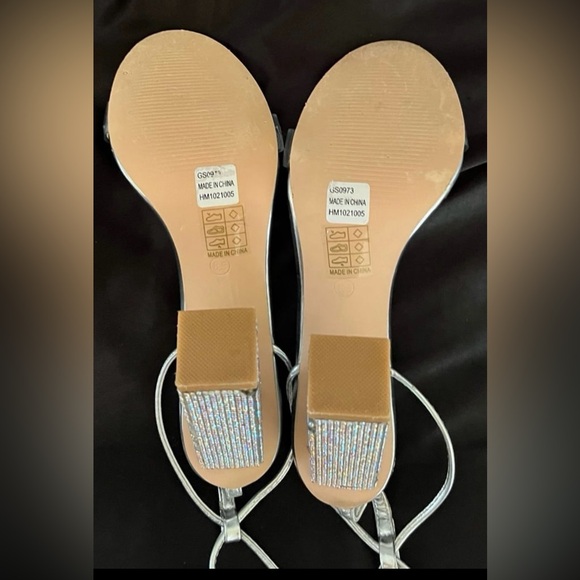 STRAPPY RHINESTONE HEELS - Picture 11 of 13